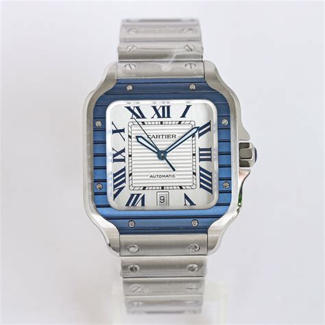 cartier santos men replica noob|cartier santos counterfeit.